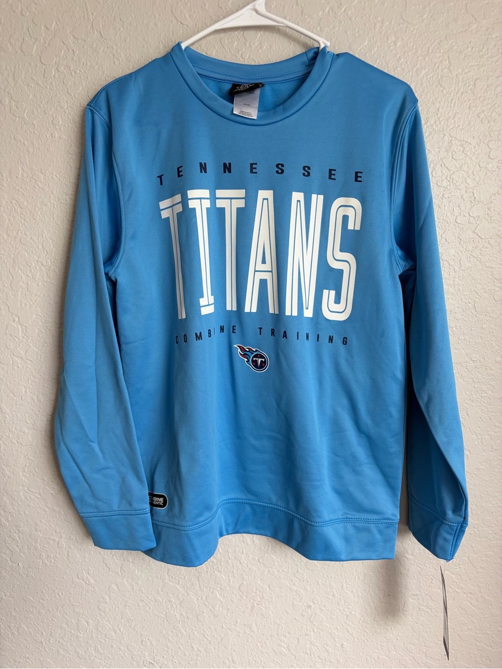 Tennessee Titans NFL Blue CrewNeck Sweatshirt - Boys Large (14-16) NWT